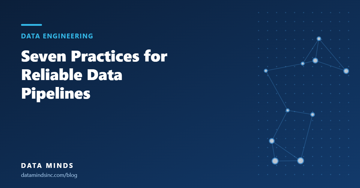 Abstract illustration of reliable data pipelines