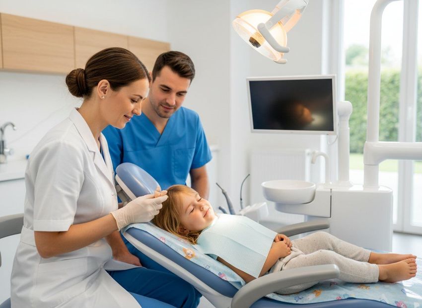 Warm, light-filled reception area at Modern Wellness Dentistry