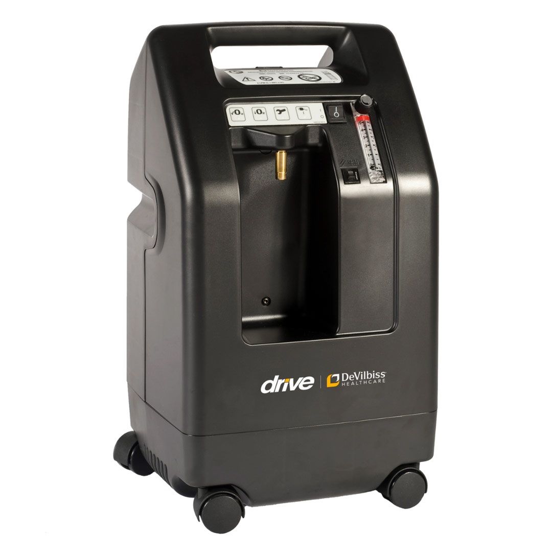 Concentrador de oxígeno de 5 litros. Marca: Drive Devilbiss Modelo: 525ds