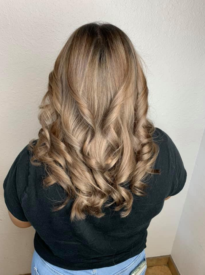 Permanent Curly Long Blonde Haircuts - Mesa, AZ - Divine Hair Design