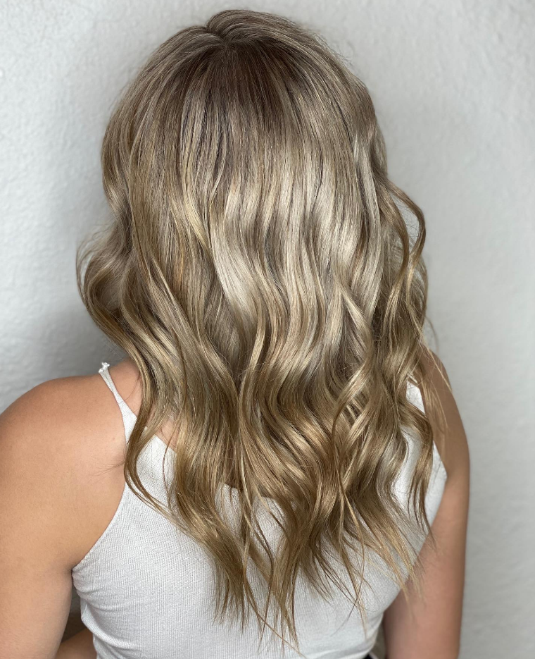 Blonde Curly Haircut - Mesa, AZ - Divine Hair Design