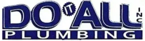 DO ALL Plumbing logo in blue and white with a wrench graphic