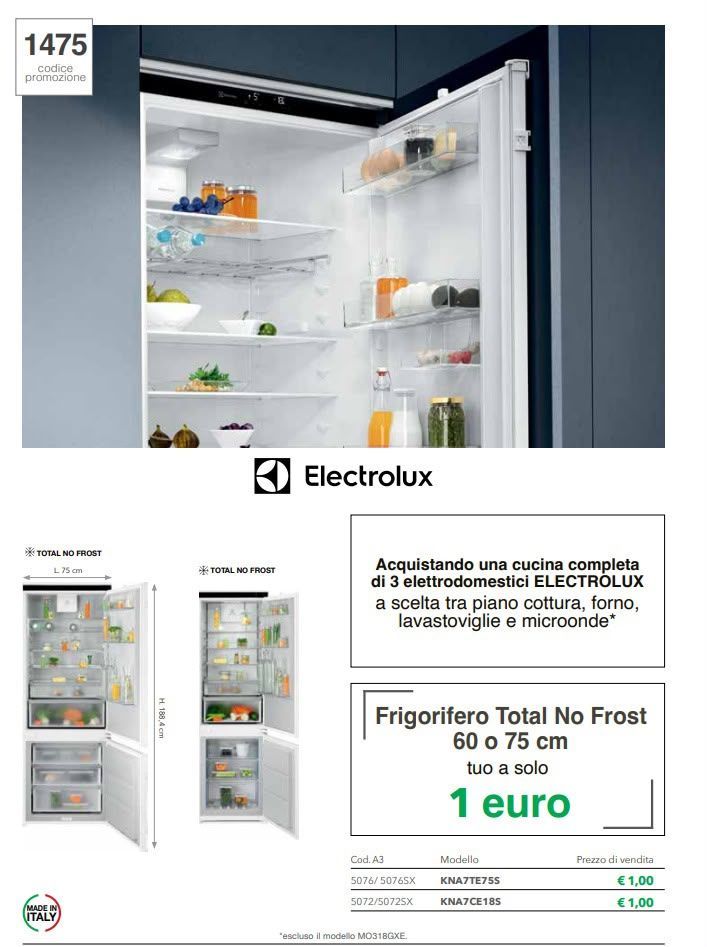 Pubblicità di un frigorifero Samsung che mostra un frigorifero nero e in acciaio inossidabile 