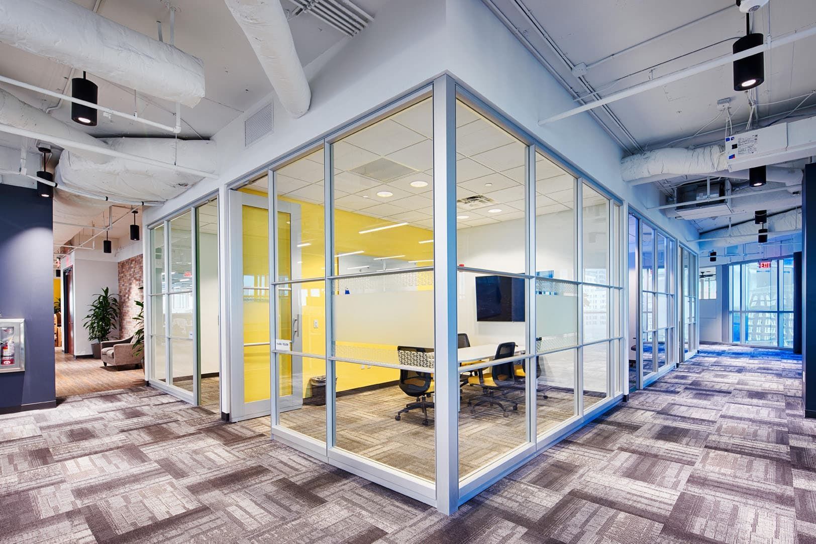 Commercial contractor in Knoxville TN | modern office buildout by CraftMaster
