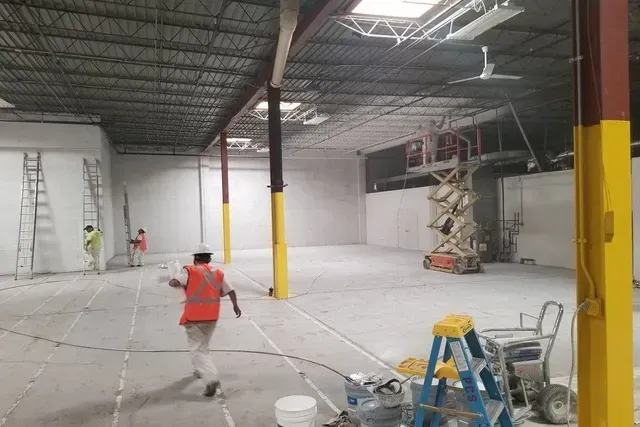 Commercial interior demolition and renovation project in Knoxville TN