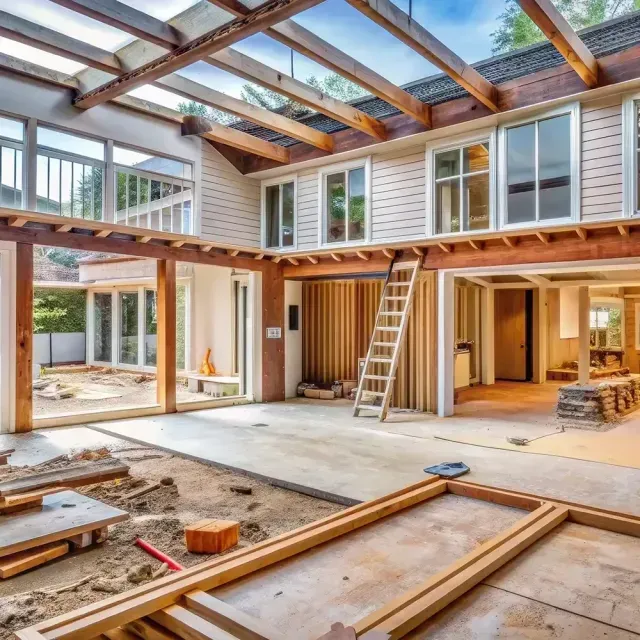 Residential home renovation in progress | CraftMaster Knoxville TN project