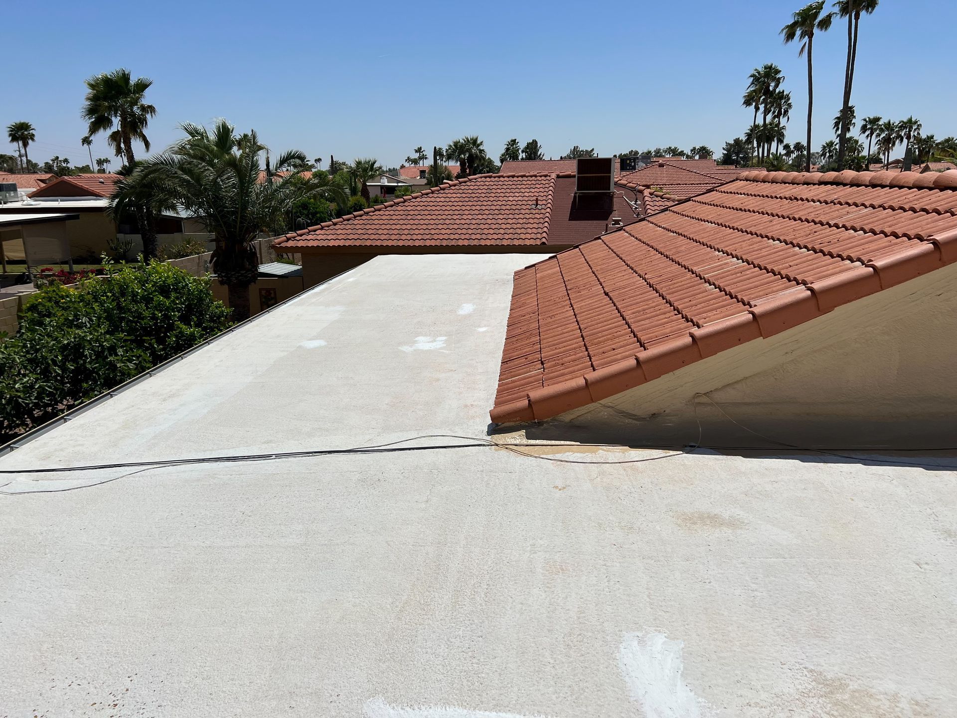 Commercial Roof Side View — Winter Garden, FL — Sun State Roofing LLC Commercial Roof Side View — Winter Garden, FL — Sun State Roofing LLC