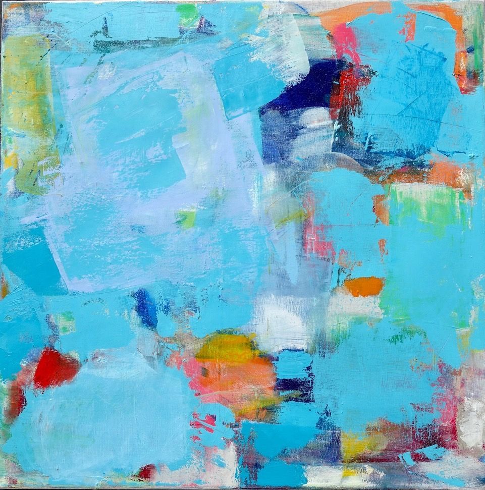 Gemäldenummer 03526, Ohne Titel, Masse 60x60x4cm, Öl auf Leinen, Gudrun Hotte-Reif 2026