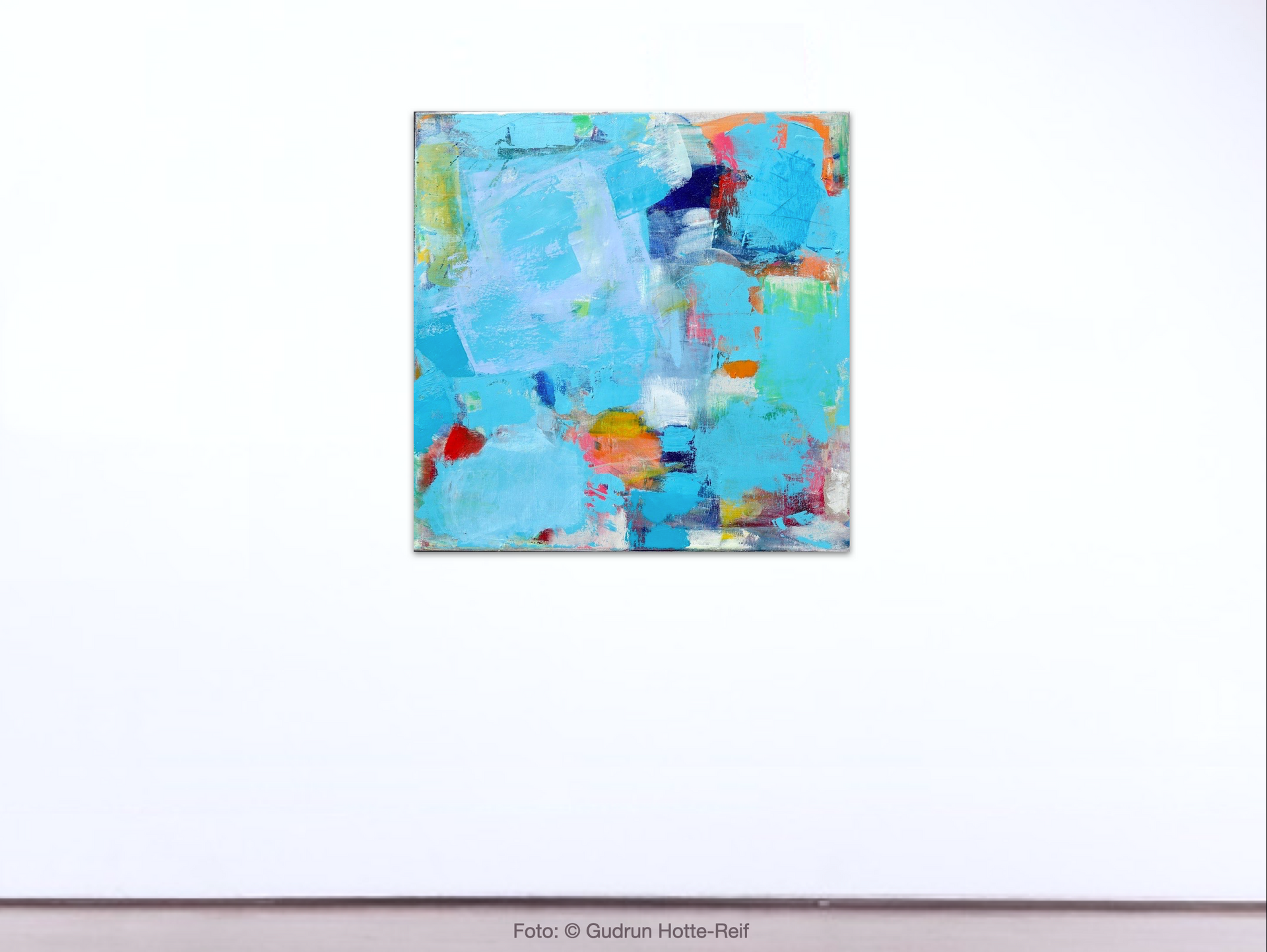 Gemäldenummer 03526, Ohne Titel, Masse 60x60x4cm, Öl auf Leinen, Gudrun Hotte-Reif 2026
