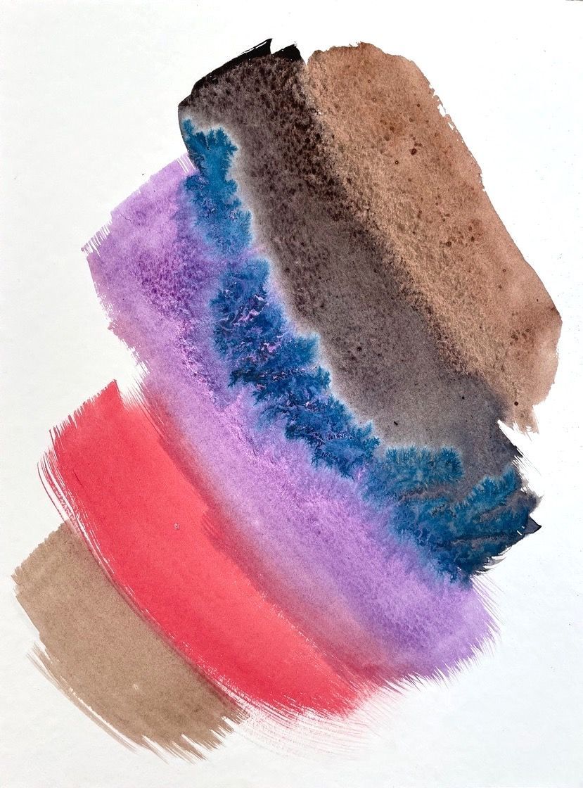 2616 | Ohne Titel 48 x 36 cm
Aquarell, Tusche auf Büttenpapier
Gudrun Hotte-Reif 2025
