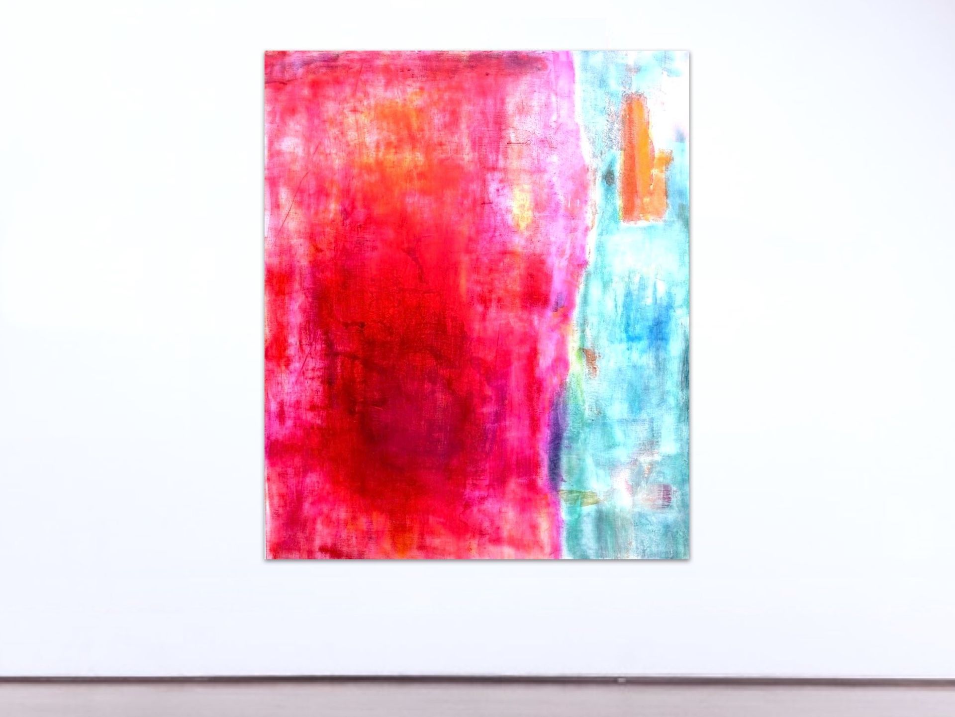 Bildnummer 3027, CHILDHOOD, Maße 100 x 120 cm, Acryl auf Leinwand, Gudrun Hotte-Reif 2023