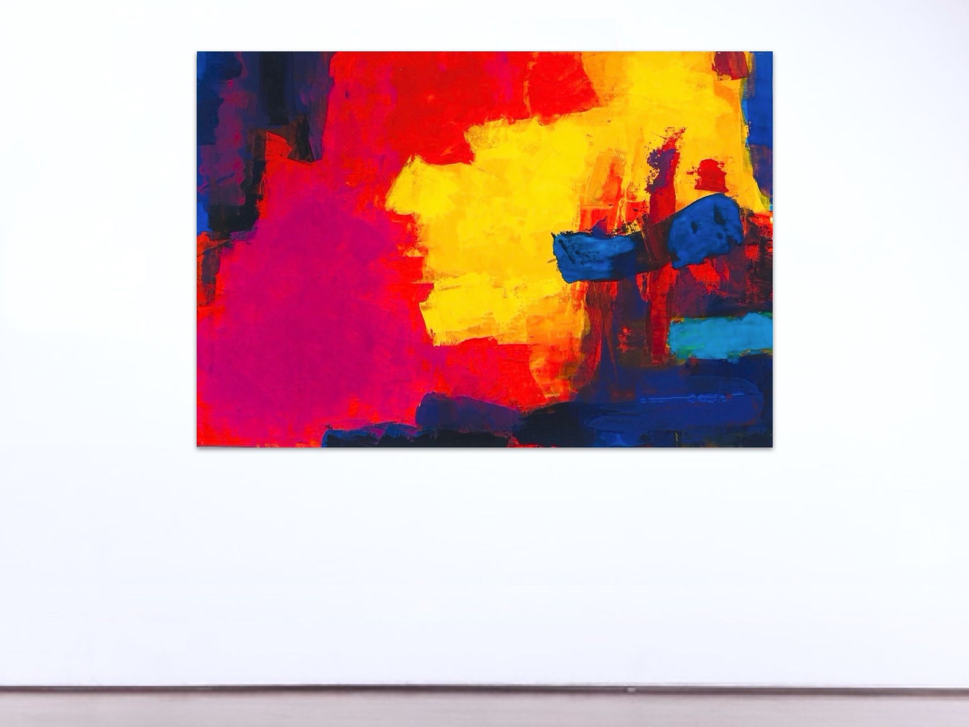 Bildnummer 3389, Ohne Titel, Maße 70 x 100 cm, Acryl auf Papier, Gudrun Hotte-Reif 2024
