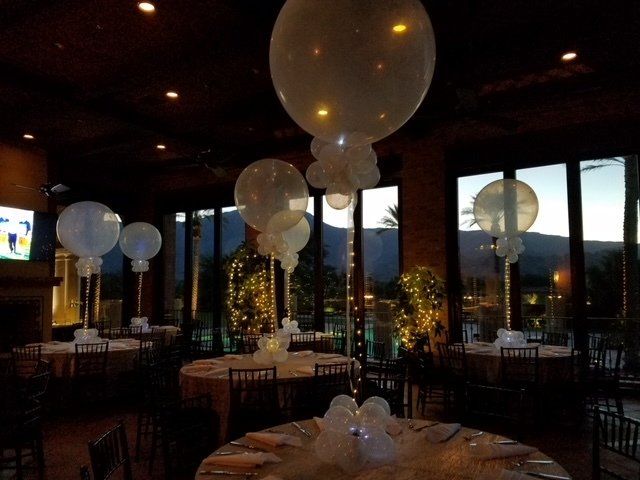 Yellow balloons