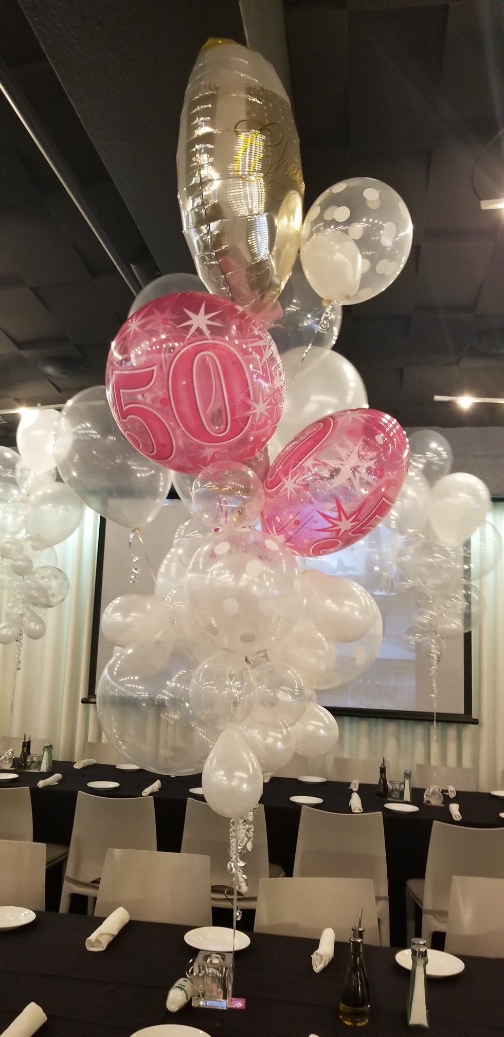 50th birthday balloons