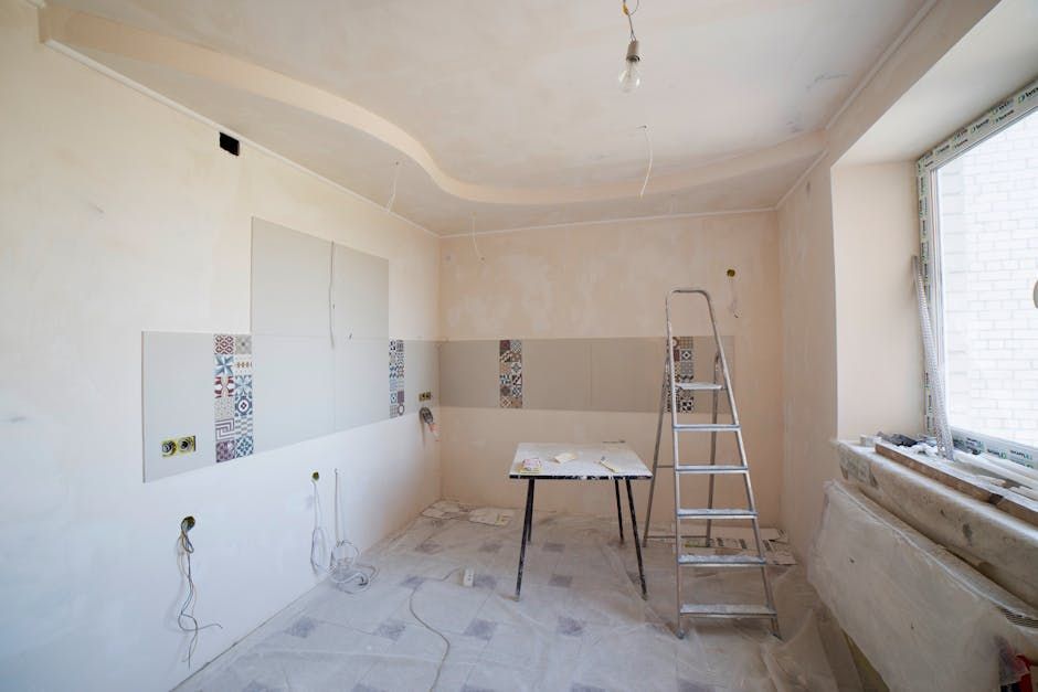Kitchen remodel in progress in San Diego
