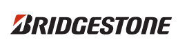 Bridgestone logo in black and red on a white background