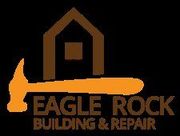 Logo of Eagle Rock Building & Repair with a hammer and a house silhouette, in shades of orange and brown.
