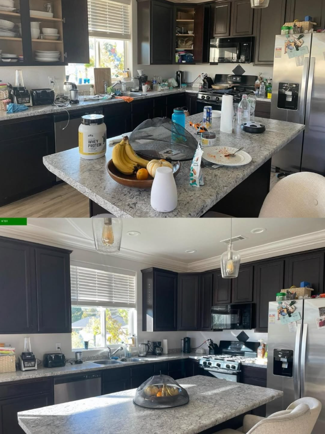 Redding House Cleaning Services before and after pic