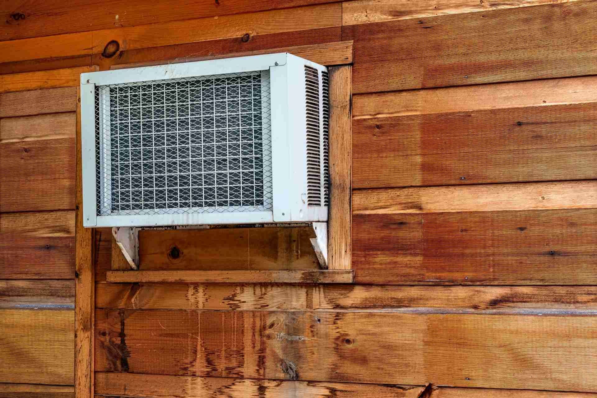 Unclogging Window AC Drain Holes