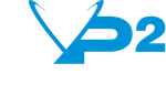 Logotipo azul com texto