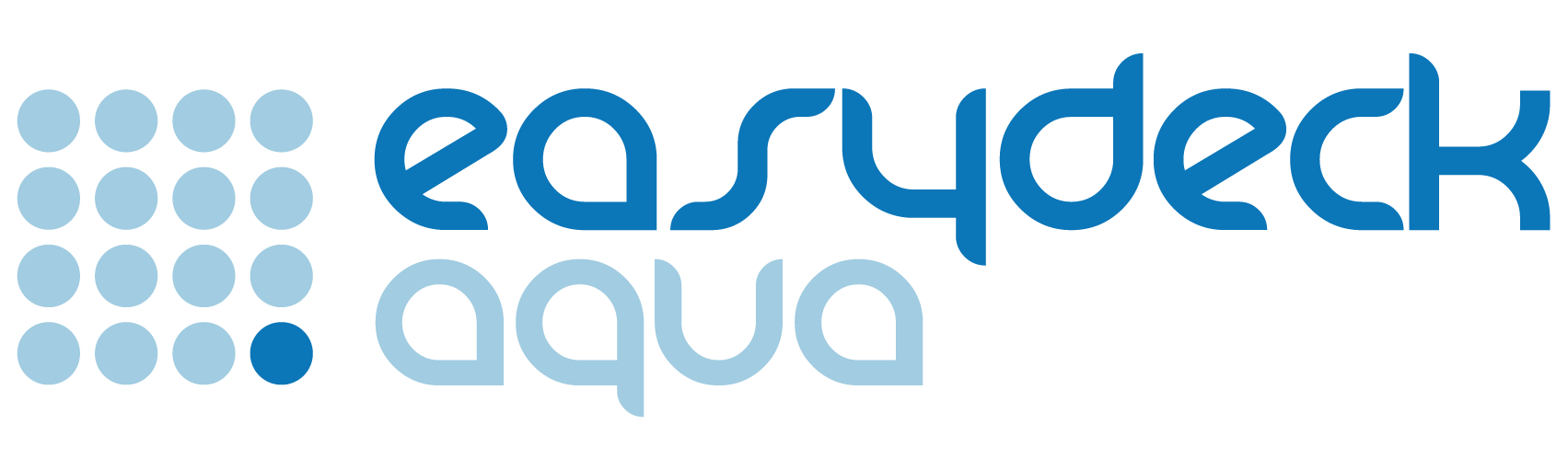 logo a color de easydeck® aqua piso para zonas húmedas