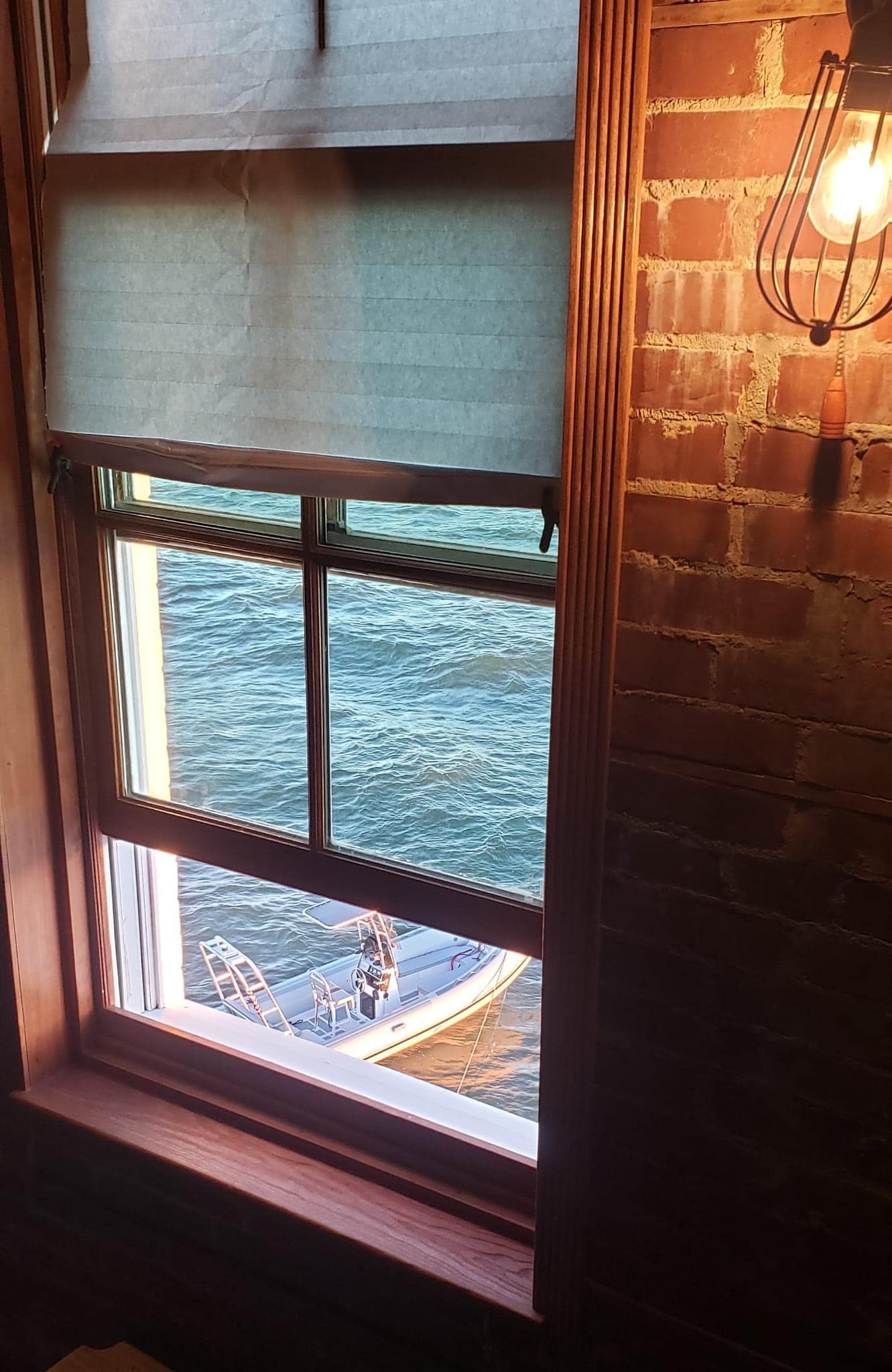window looking out at water