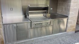 Stainless Steel Cabinetry — Greenville, TX — LM Fabrication, Inc. Stainless Steel Cabinetry — Greenville, TX — LM Fabrication, Inc.