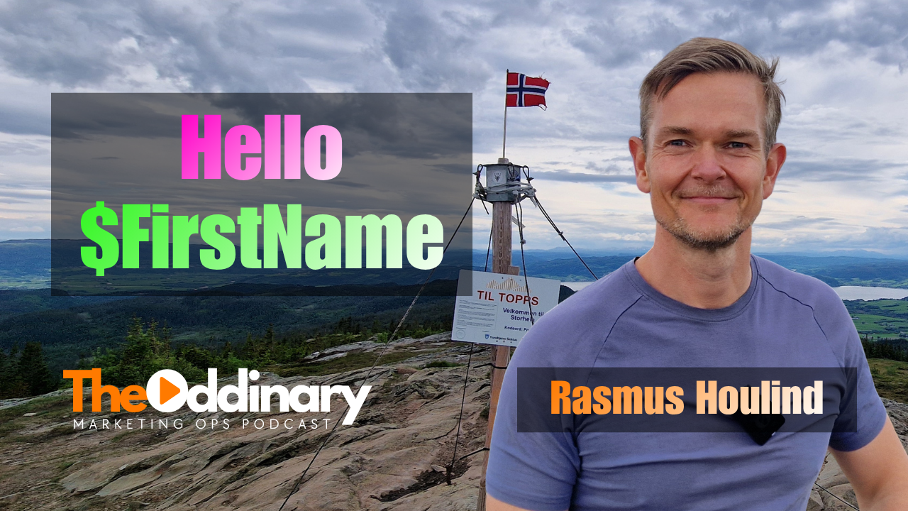 Rasmus Houlind on personalization, AI, context engineering and the future of customer experience.