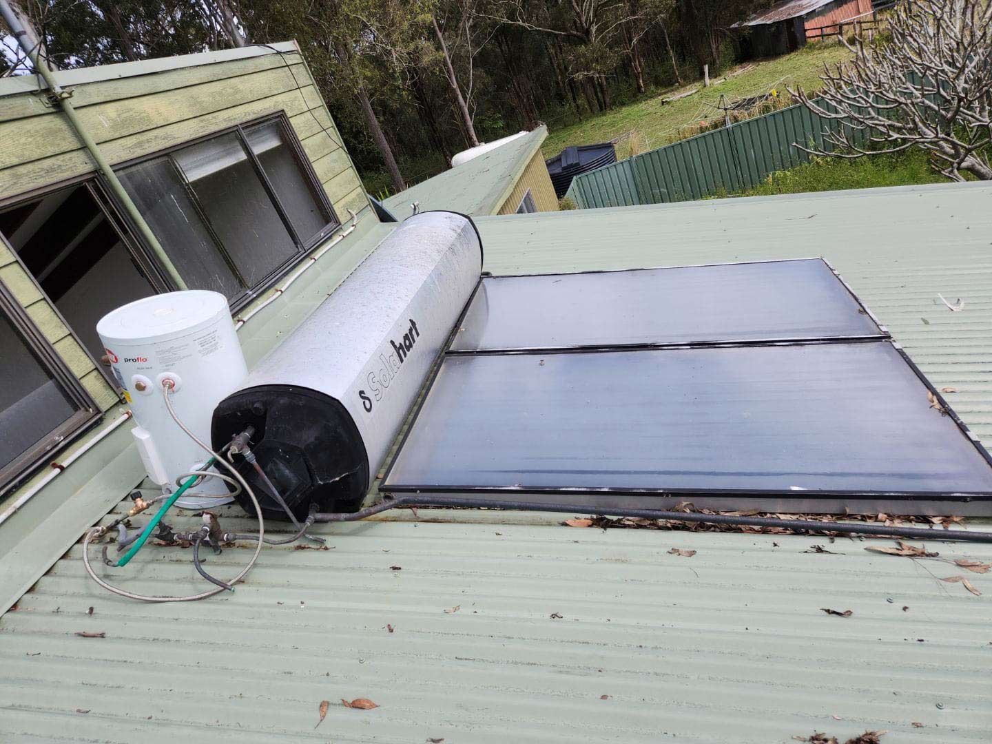 Solar Heater at The Roof — Hot Water Maintenance in Crescent Head, NSW