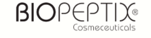 BIOPEPTIX Cosmeceuticals logo in black on a light background