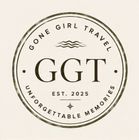 Gone Girl Travel logo with “GGT,” “Est. 2025,” and “Unforgettable Memories” in a circular design