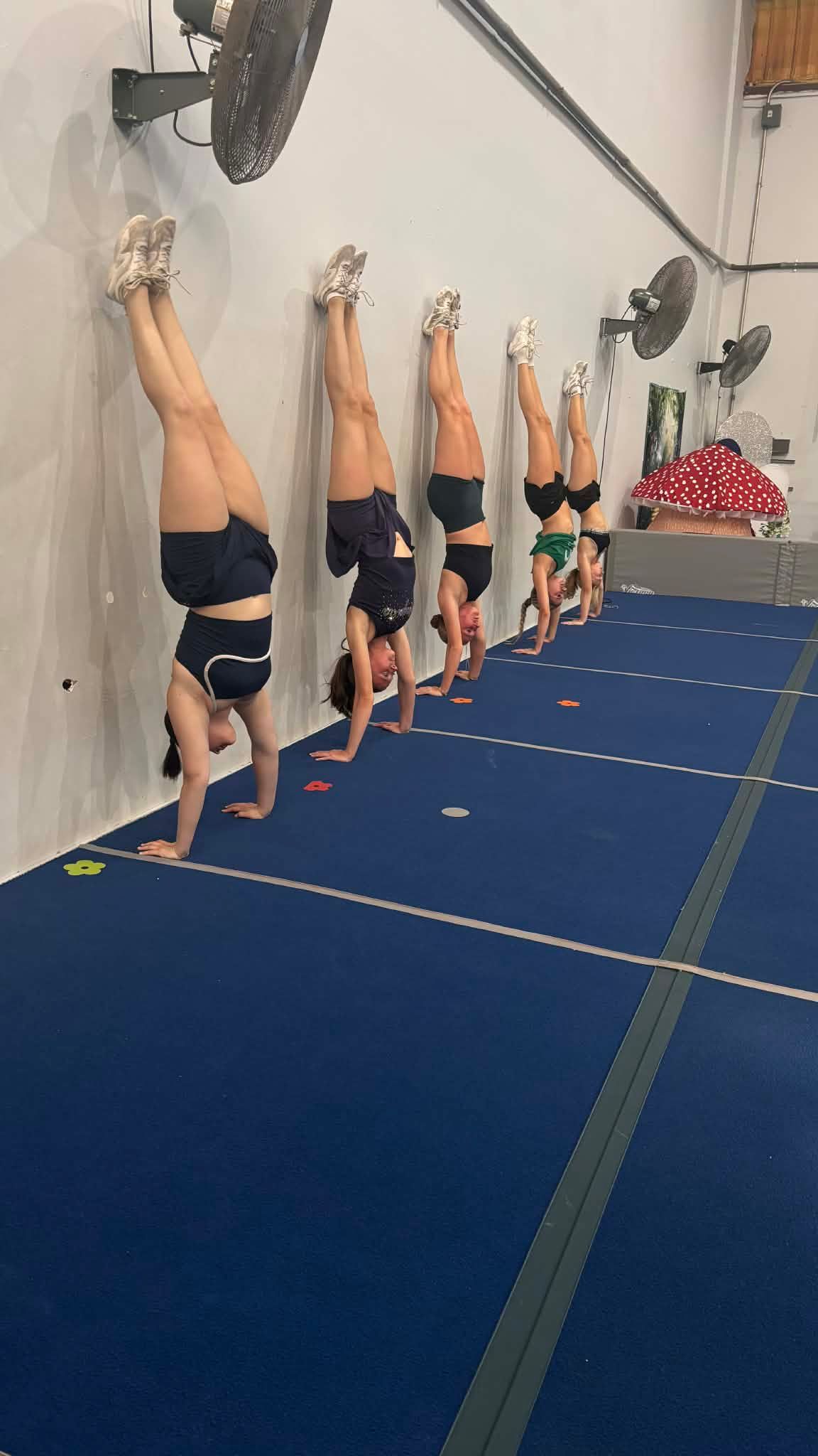 Athletes performing gymnastics in Slidell, LA