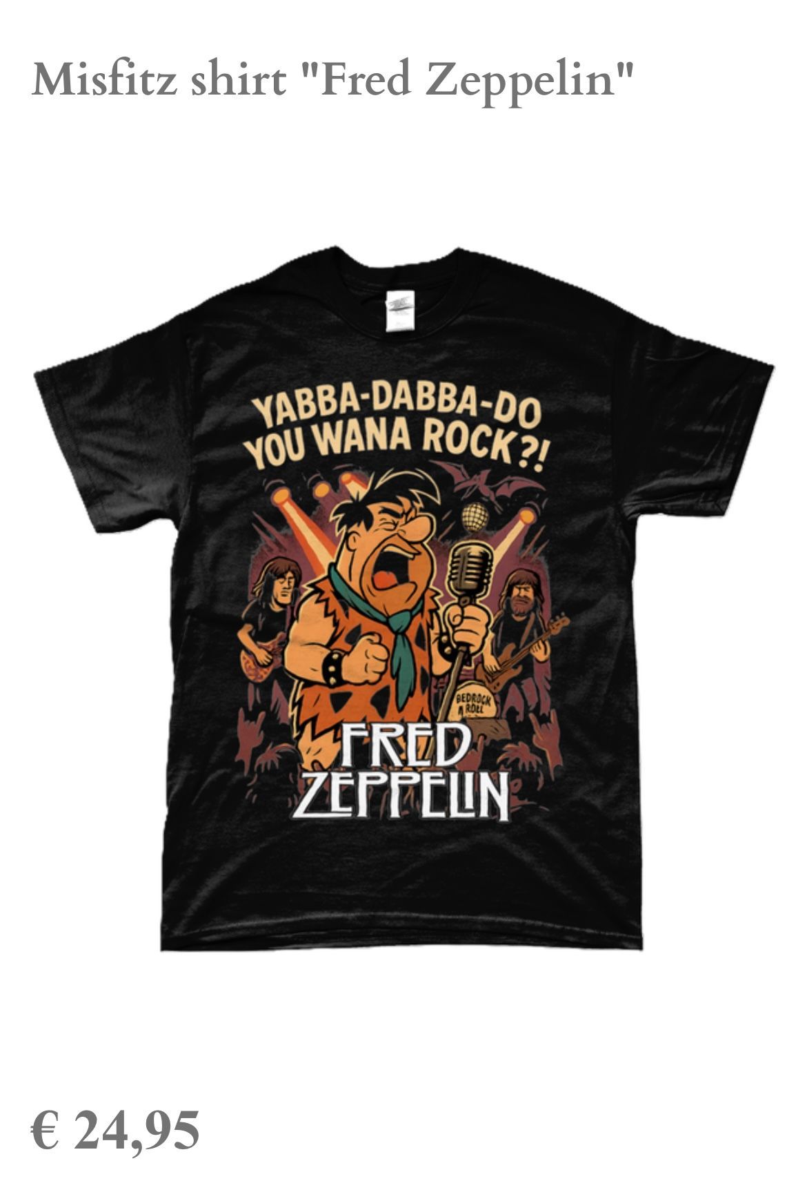 Zwart Misfits T-shirt met kleurrijke 