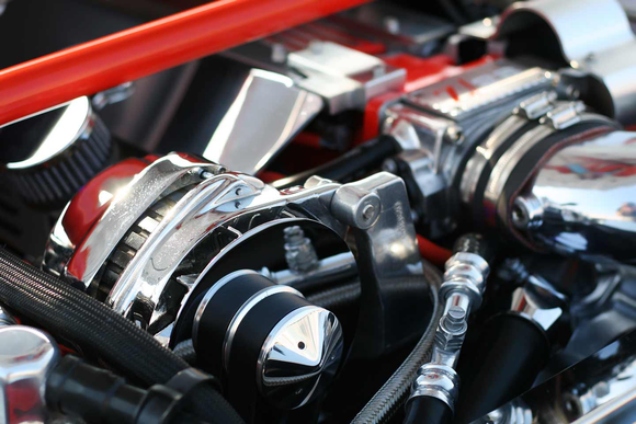 auto battery being replaced by mechanic