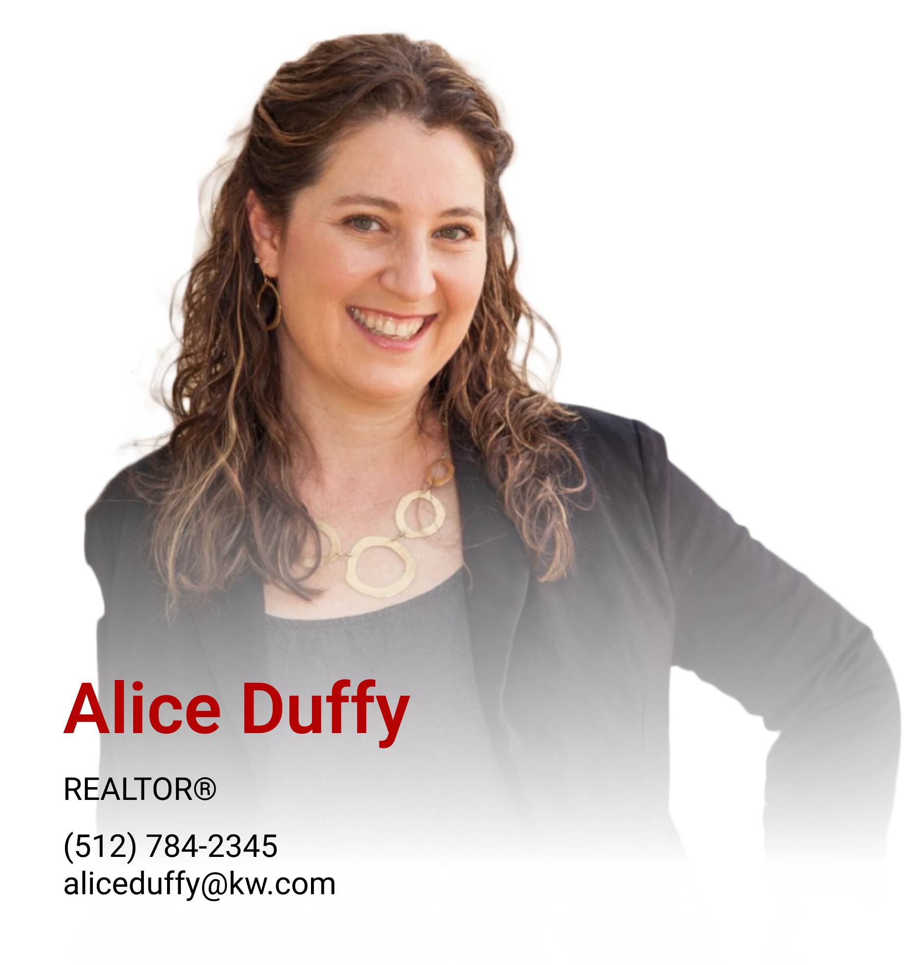 A woman named alice duffy is a realtor