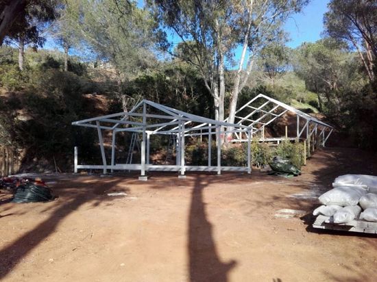 Struttura per glamping