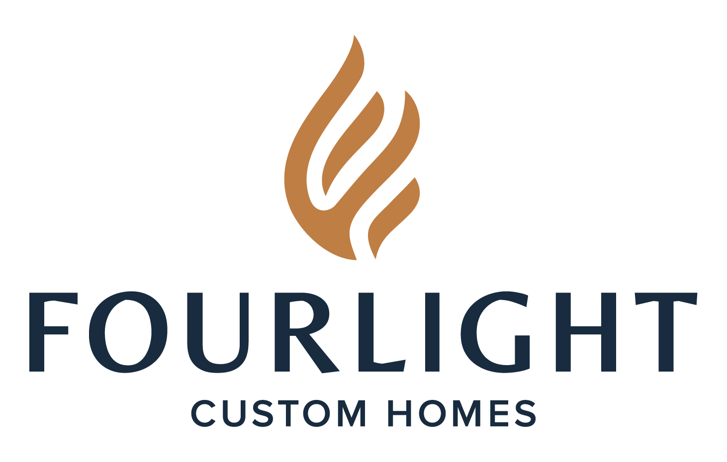 FourLight Custom Homes White background.