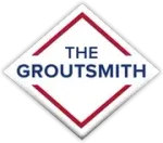 The Groutsmith logo in navy and red within a diamond outline