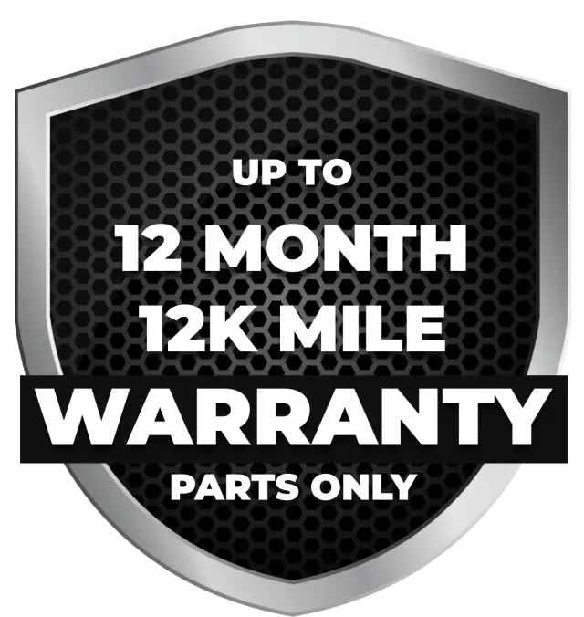 12 Month 12K Mile Warranty Logo | Garry's Service Center