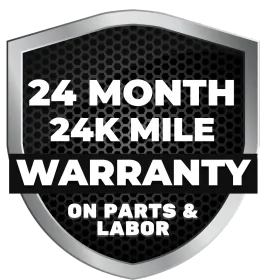 24 Month 24K Mile Warranty Logo | Garry's Service Center