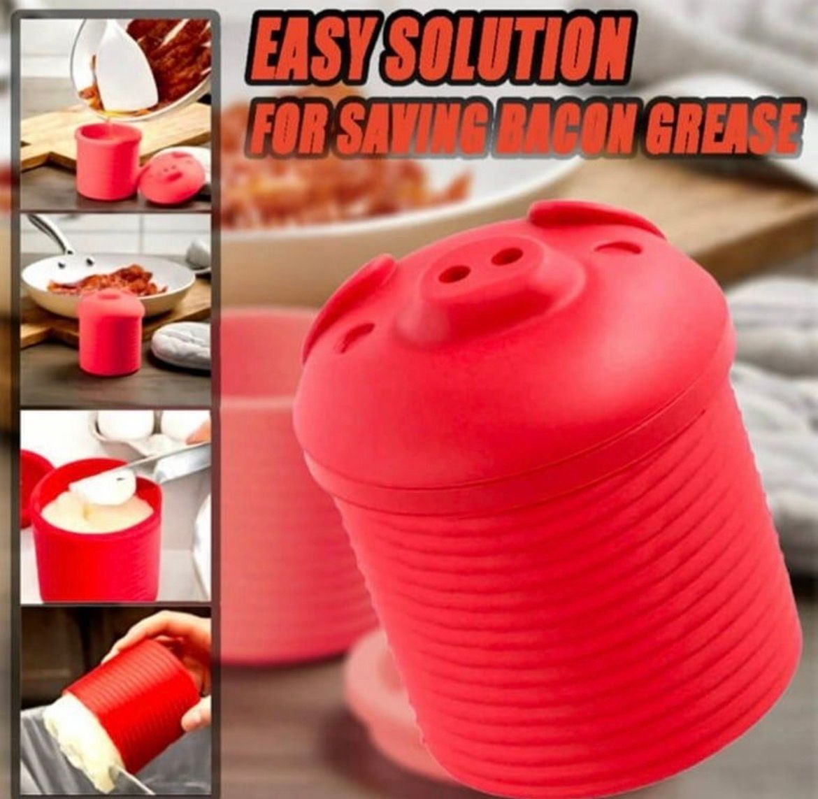 Bacon Grease Container