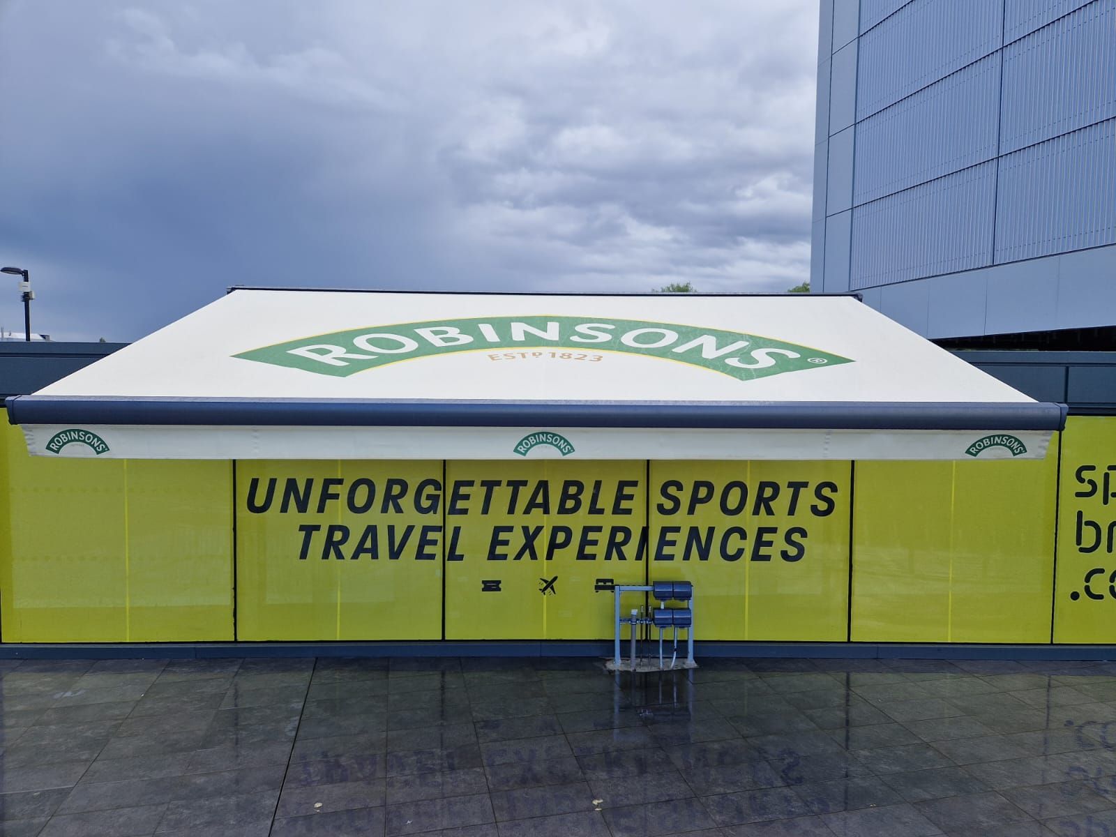 White Commercial Canopy