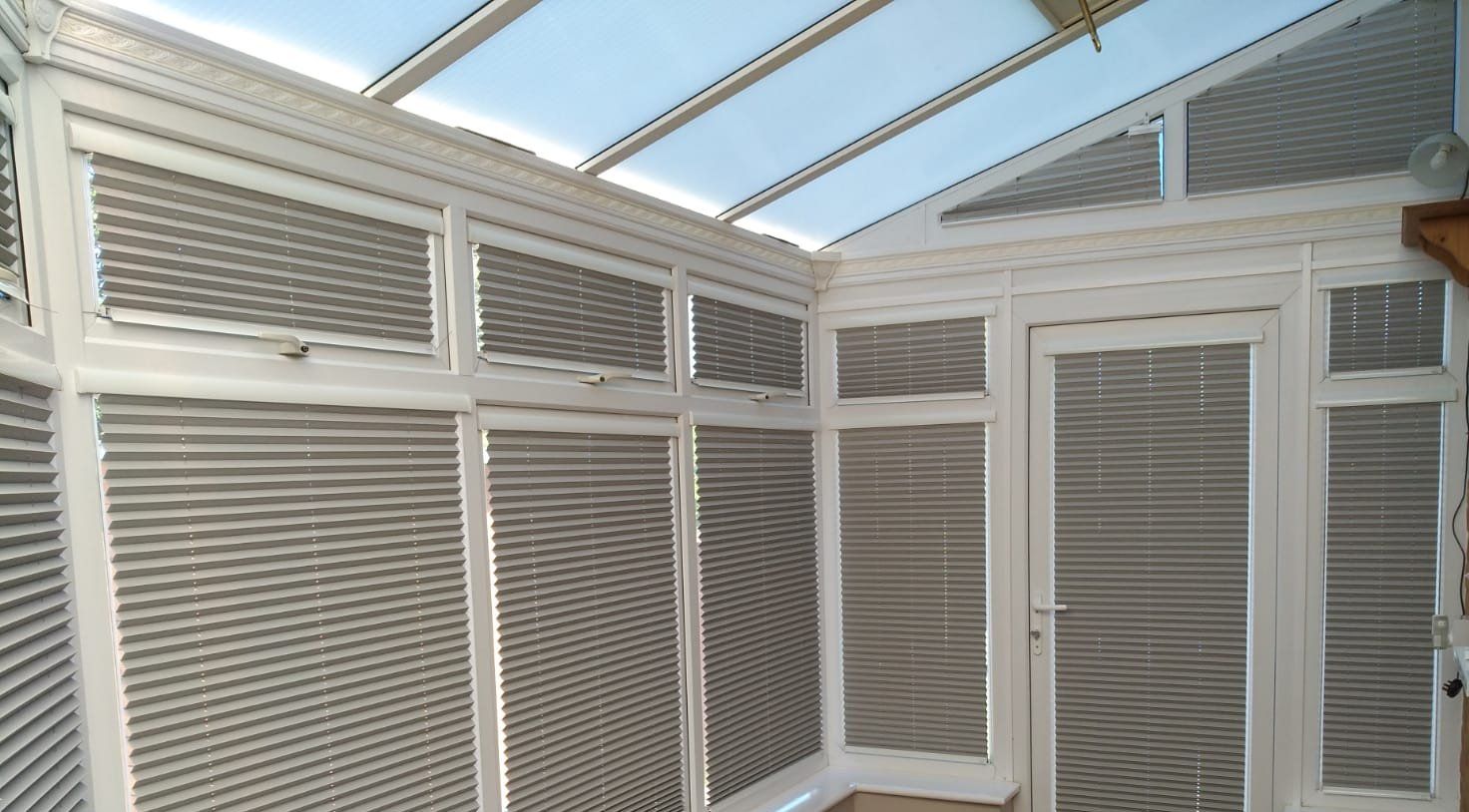White Conservatory Blinds