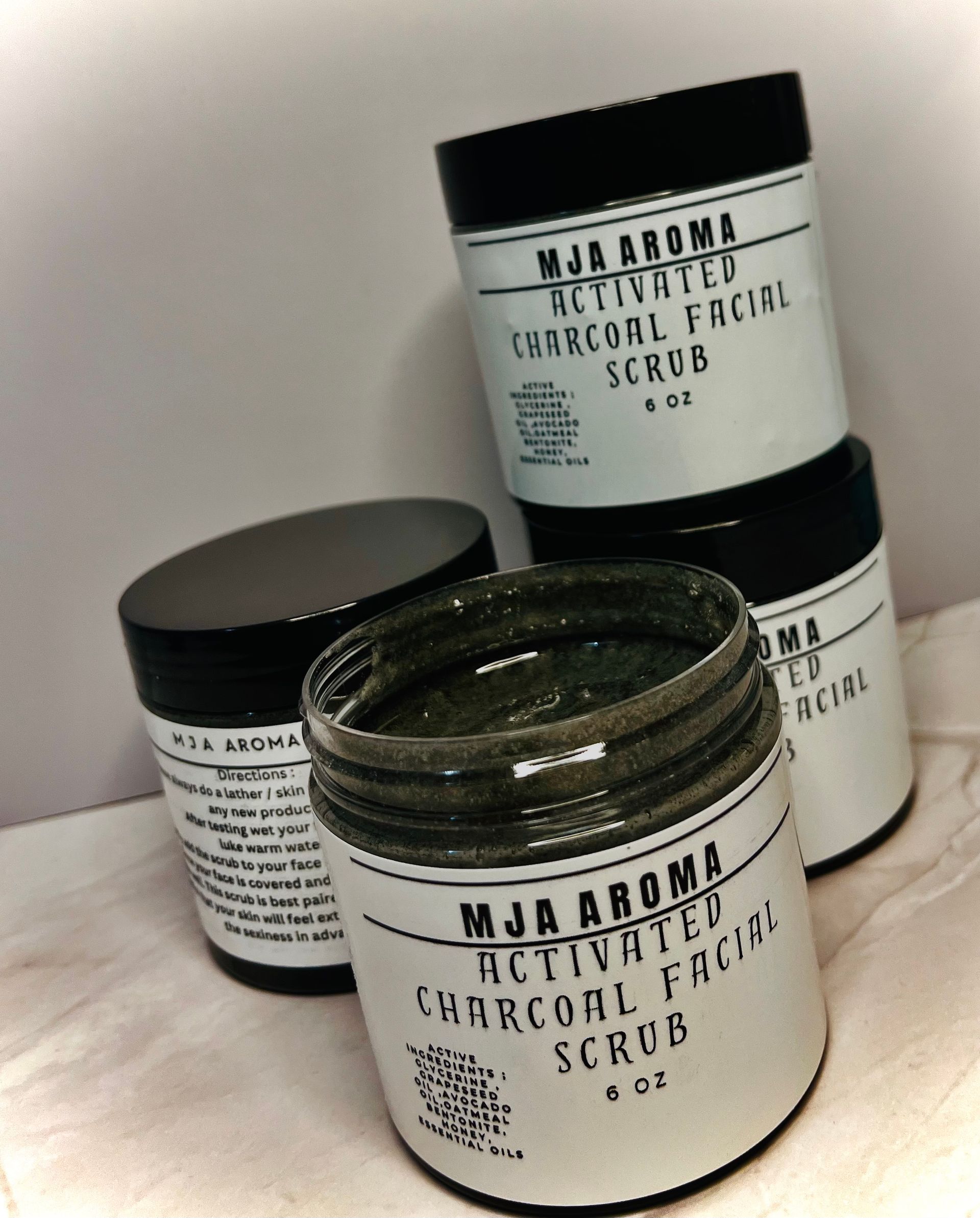 Activated Charcoal Facial Scrub