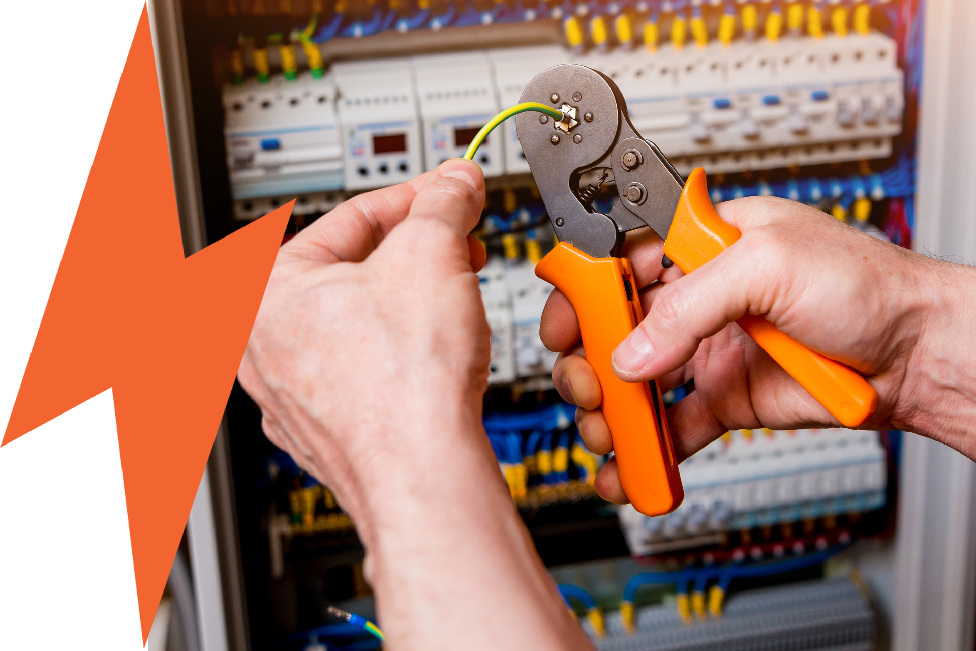 The Man Is Repairing the Switchboard Voltage with Automatic Switches | Perth, Wa | Norlec