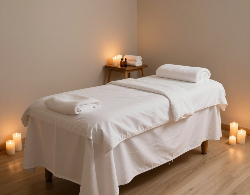 cabina estetica rilassante per trattamenti viso e corpo