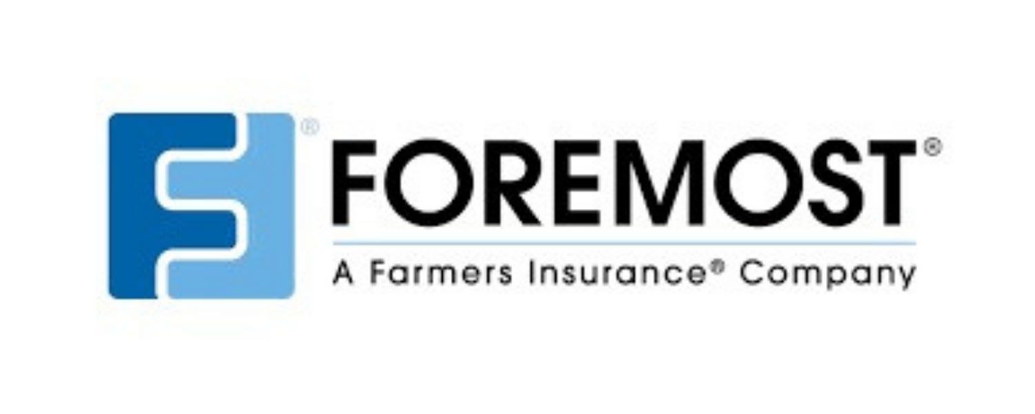 Foremost, A Farmers Insurance Company logo featuring a stylized blue letter F in a square next to the company name.