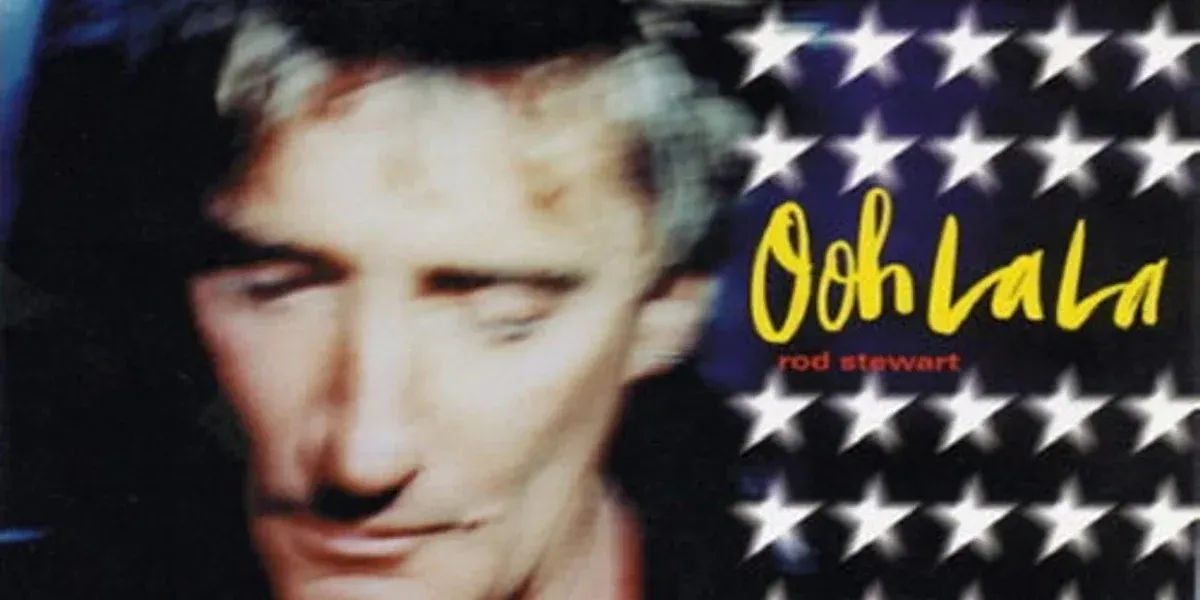 Close-up album cover with a man's face and the title 