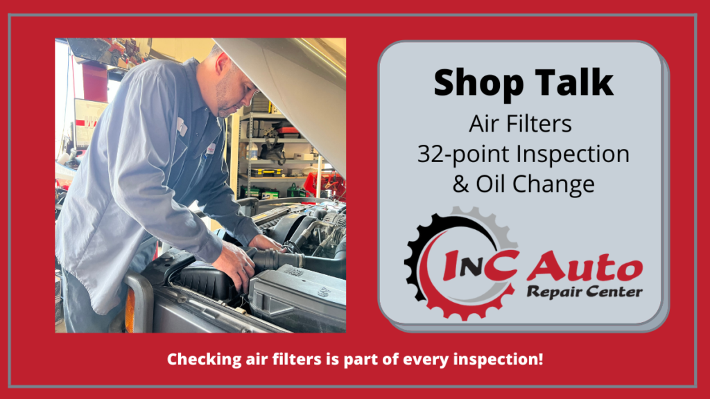 Air filters | InC Auto Repair Center