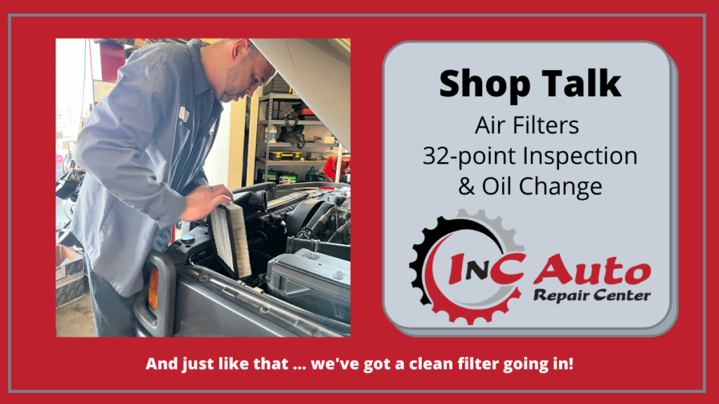 Air Filters | InC Auto Repair Center